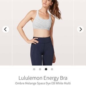 Lululemon Energy Bra